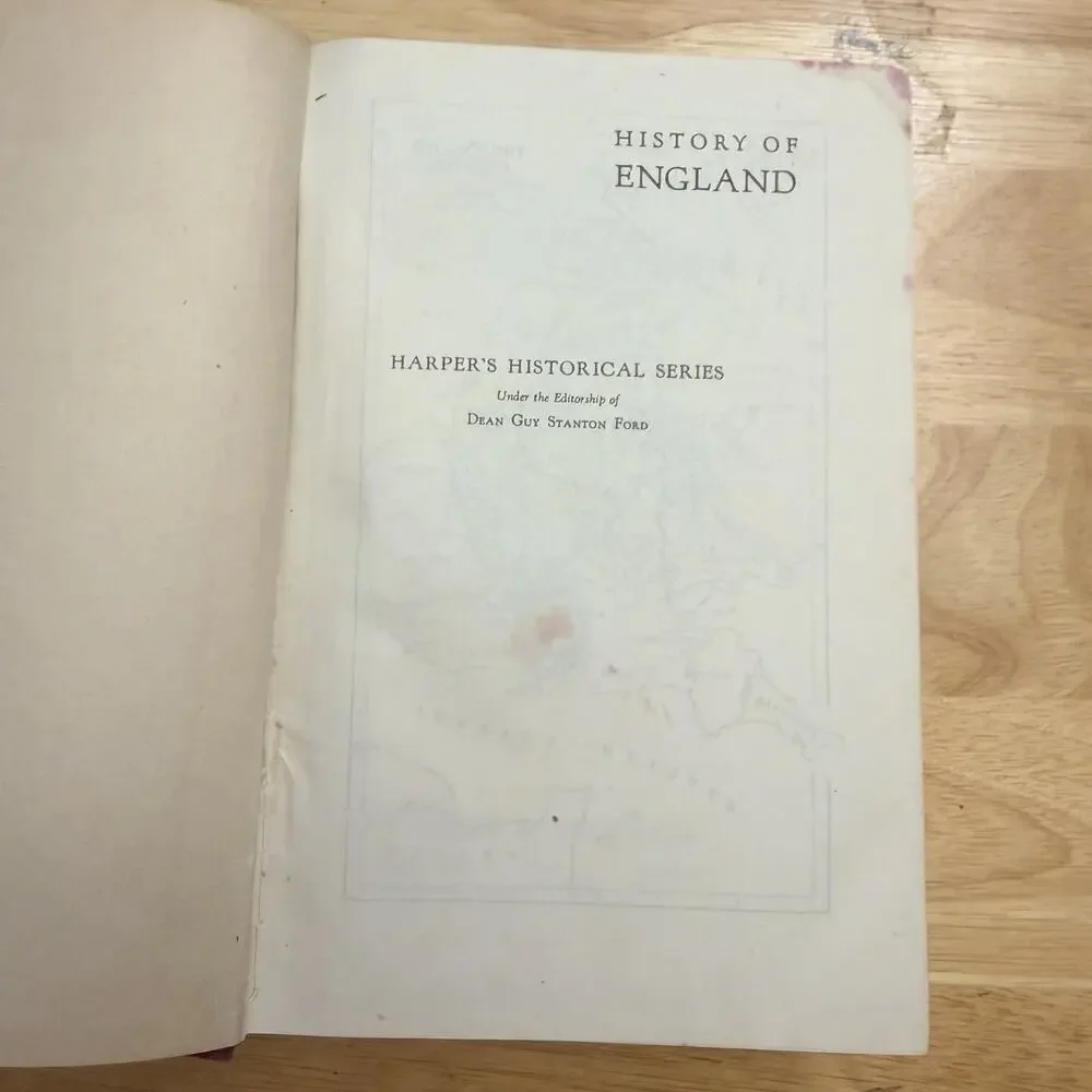 History Of England Harpers Historical Series Hardcover Book By WE Lunt 1945 - Picture 5 of 16